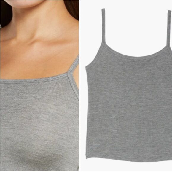 SKIMS Heather Gray Sleep Camisole Tank Top Sz 4X NWT - Picture 10 of 13